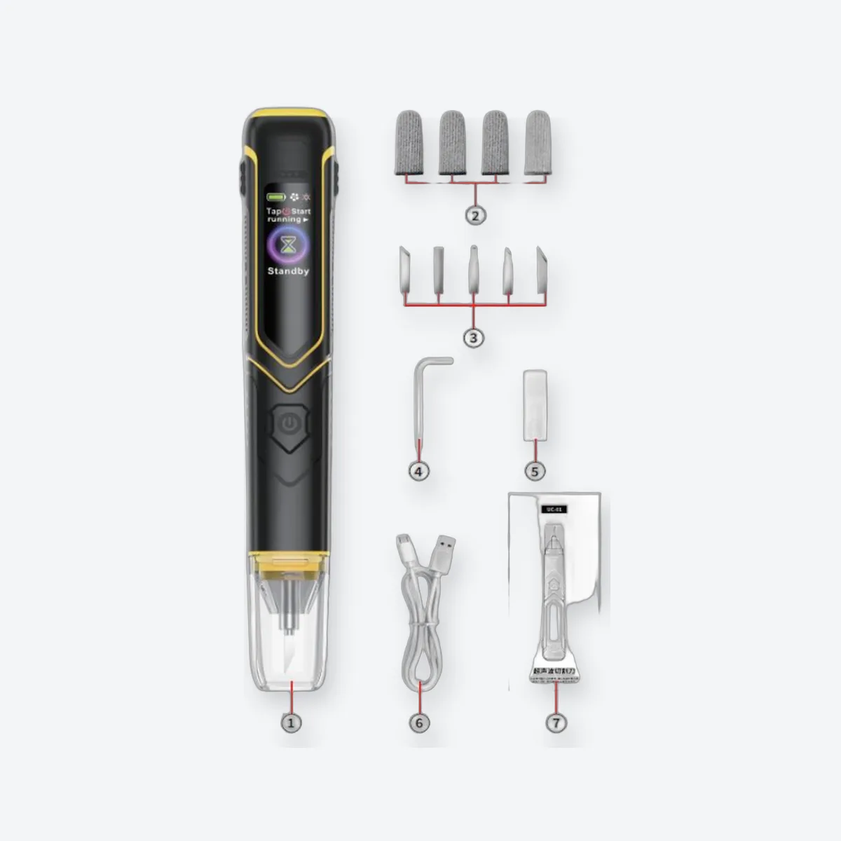 Cortador ultrasónico inalámbrico SOFTISH UC-01