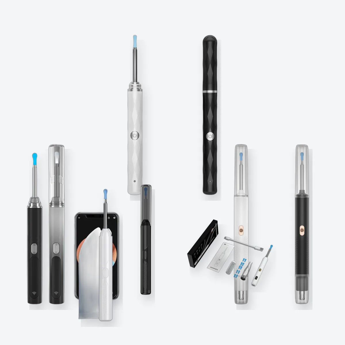 Limpiadores de oídos con cámara SOFTISH Y10, S5, P1, CC9 y B05 – gama de la fábrica OEM
