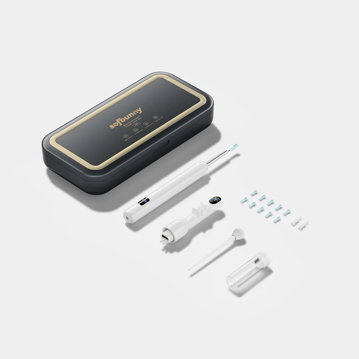 SOFTISH A03 visual ear cleaner with feather brush – Shenzhen Jiding Electronic Co., Ltd.
