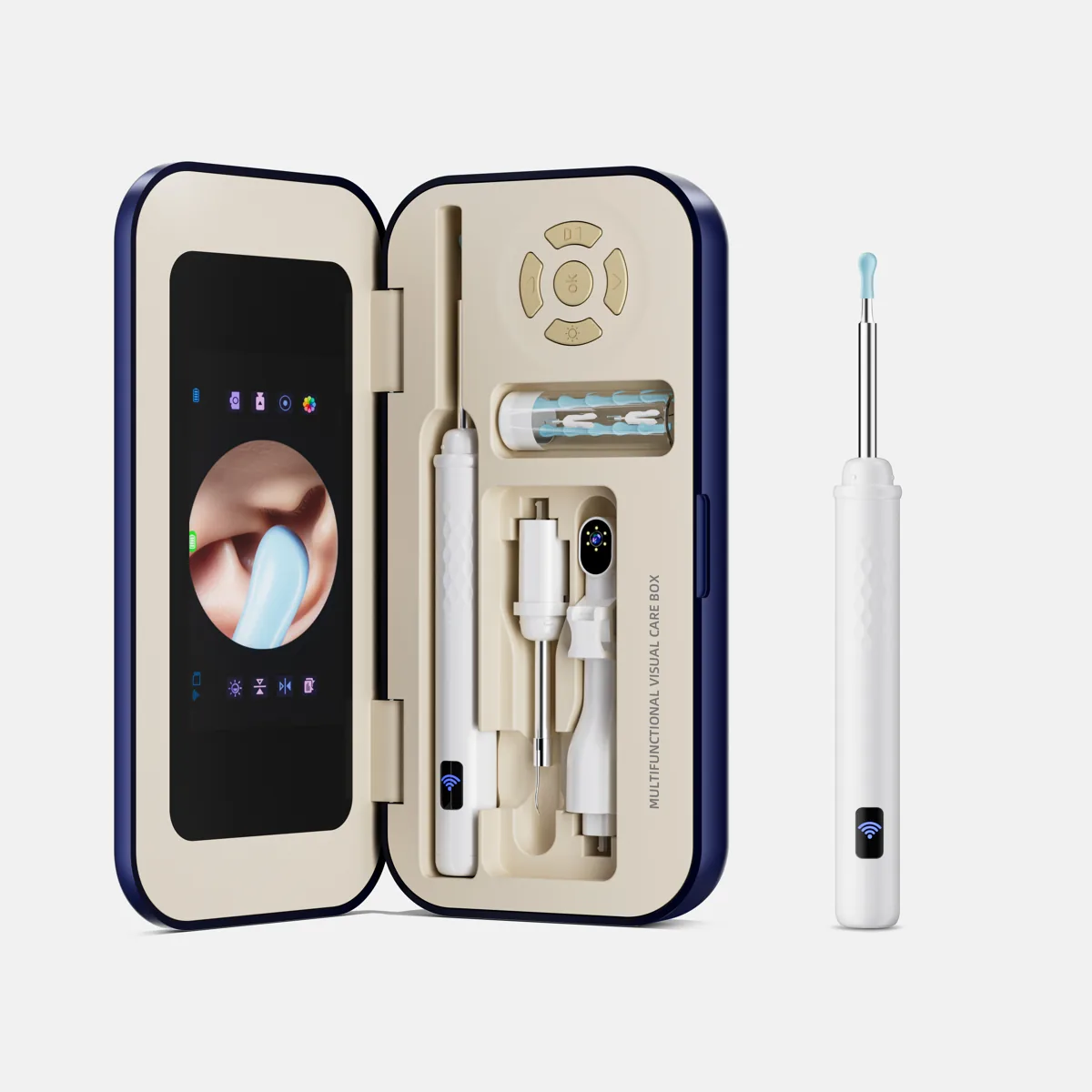 SOFTISH A03 visual ear cleaner with built-in color screen – Shenzhen Jiding Electronic Co., Ltd.