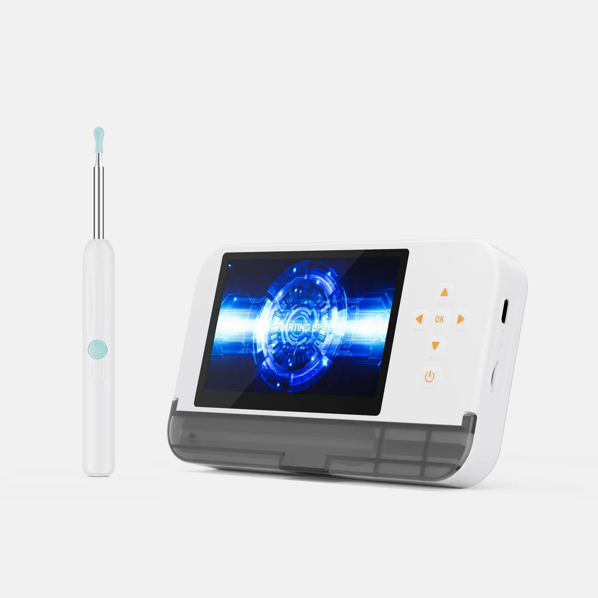SOFTISH A06 visual ear cleaner white product detail – Shenzhen Jiding Electronic Co., Ltd.